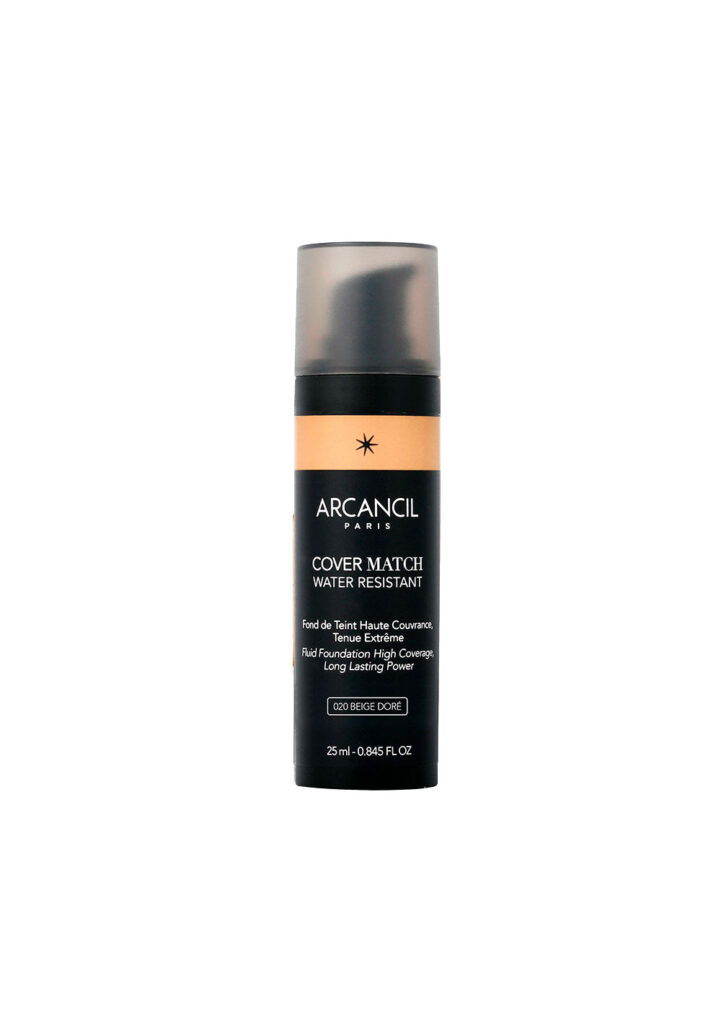 کرم پودر کاور مچ آرکانسیل 020 ARCANCIL COVER MATCH FLUID FOUNDATION