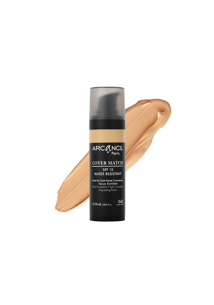 کرم پودر کاور مچ آرکانسیل 042 ARCANCIL COVER MATCH FLUID FOUNDATION