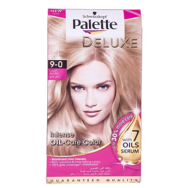 کیت رنگ مو پلت سری Deluxe مدل بلوند روشن شماره 0-9