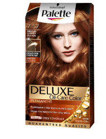 کیت رنگ مو پلت سری DELUXE شماره 57-7 حجم 50 میلی لیتر رنگ مسی