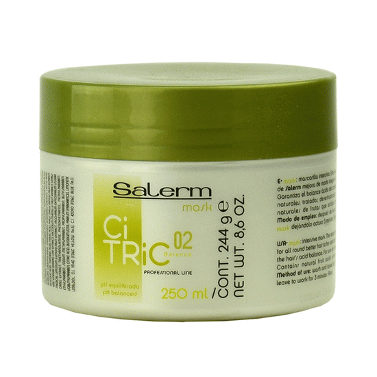 ماسک بازسازی کننده و ترمیم کننده موهای آسیب دیده سالرم Citric 02 حجم 250 میل