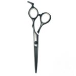 قیچی تیتانیوم مشکی حرفه ای طرح جگوار tk2-55c شی رز Sh-Rose